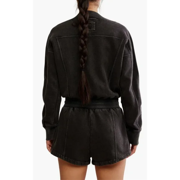 Free People Intercept Long Sleeve Romper - Picture 2 of 14